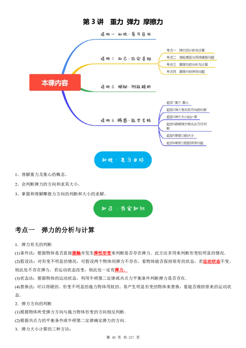 2025届高三物理一轮复习考点精练讲义_2024-2025高三（6-6月题库）_2024年08月试卷_08122025届高三物理一轮复习考点精练讲义