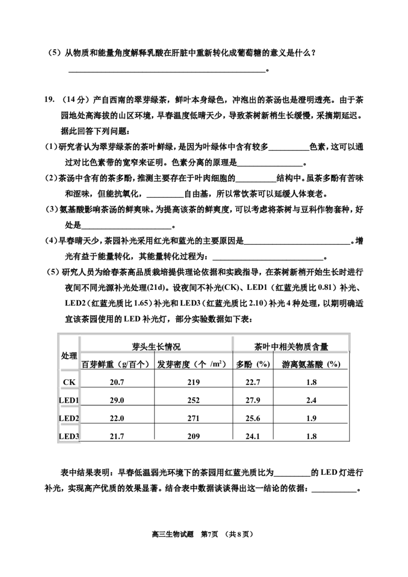2024届生物一模(1)(1)_2023年11月_0211月合集_2024届吉林省吉林市高三上学期第一次模拟考试_吉林省吉林市2024届高三上学期第一次模拟考试生物