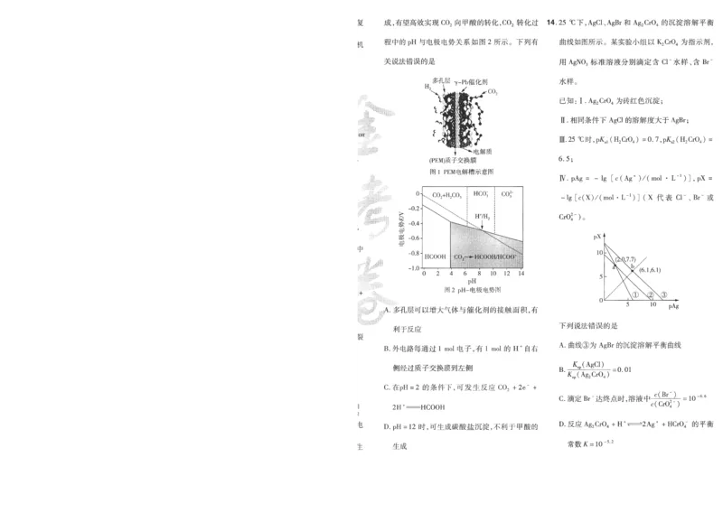 2025《金考卷&middot;特快专递&middot;第4期》化学-A4_2024-2025高三（6-6月题库）_2025年01月试卷_01012025《金考卷&middot;特快专递&middot;第4期》_化学