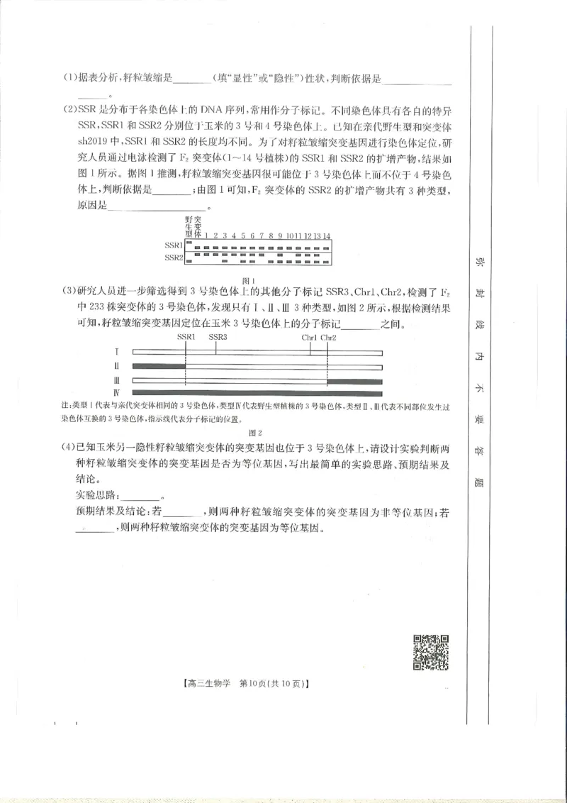 2025届山东省金太阳高三10月监测（角标C2）-生物试题_2024-2025高三（6-6月题库）_2024年10月试卷_10132025届山东省金太阳高三10月监测（角标C2）
