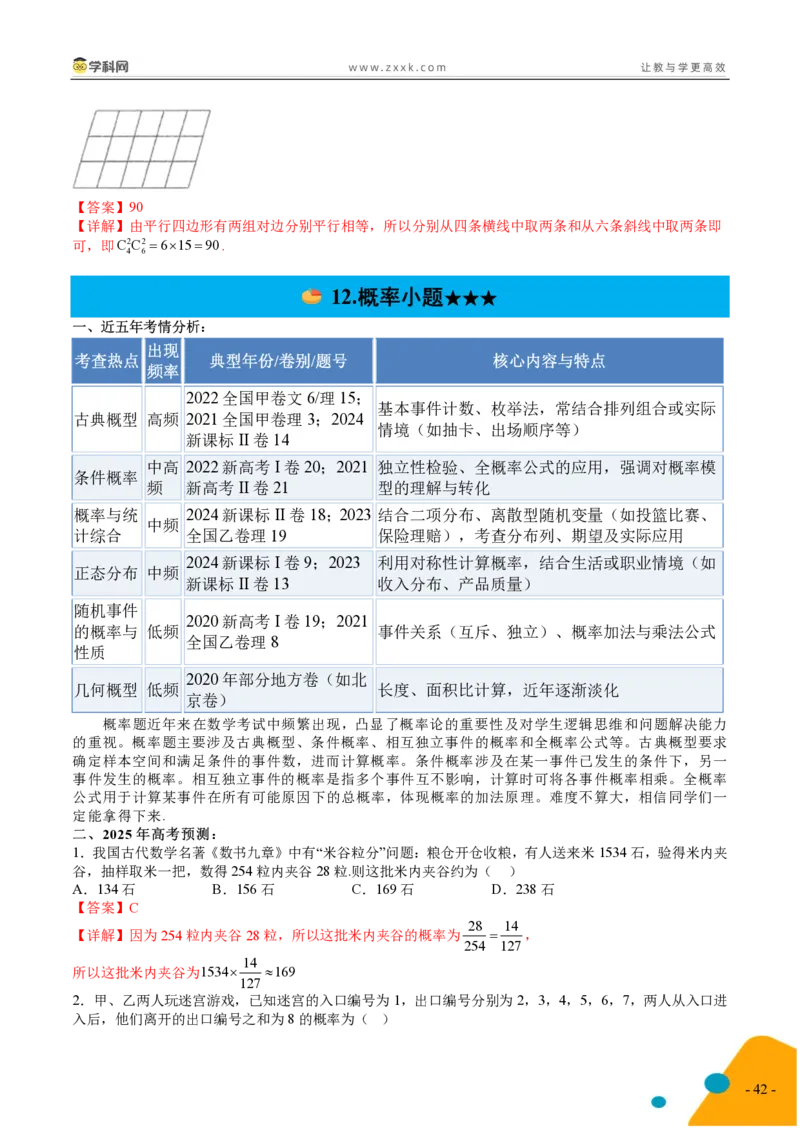 2025年高考数学考前最后一课_2024-2025高三（6-6月题库）_2025年05月试卷_05242025年高考考前最后一课数学