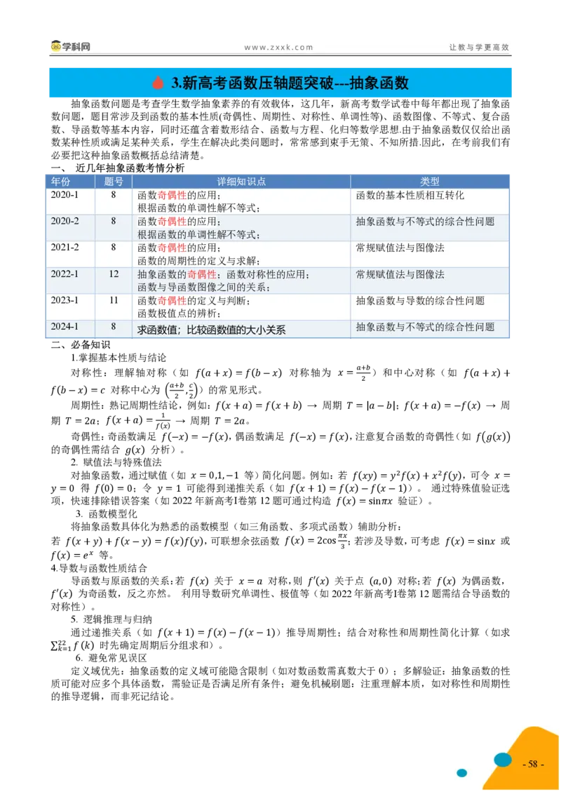 2025年高考数学考前最后一课_2024-2025高三（6-6月题库）_2025年05月试卷_05242025年高考考前最后一课数学