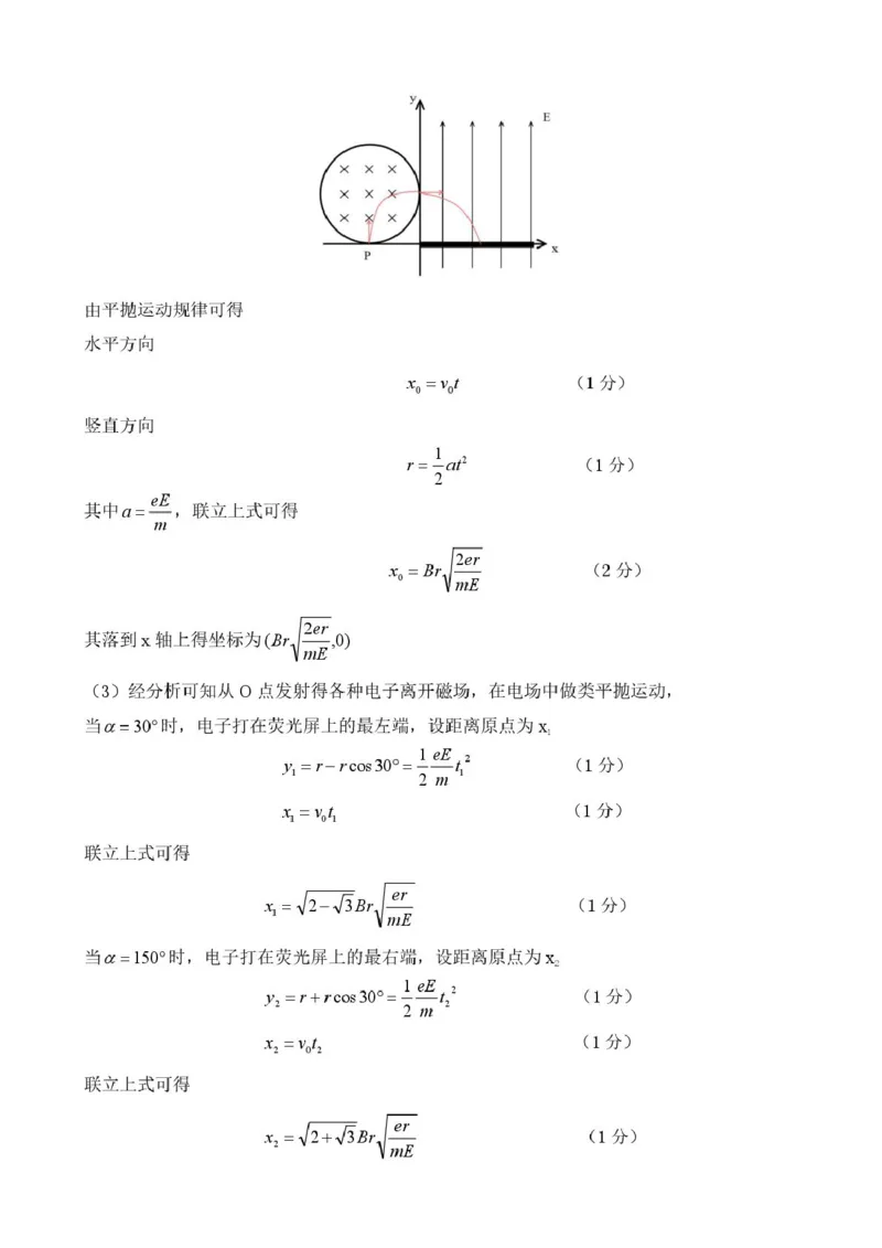 2025年湖北云学名校联盟高二年级3月联考物理参考答案（定版）_2024-2025高二（7-7月题库）_2025年03月试卷_0308湖北省云学名校联盟2024-2025学年高二下学期3月联考