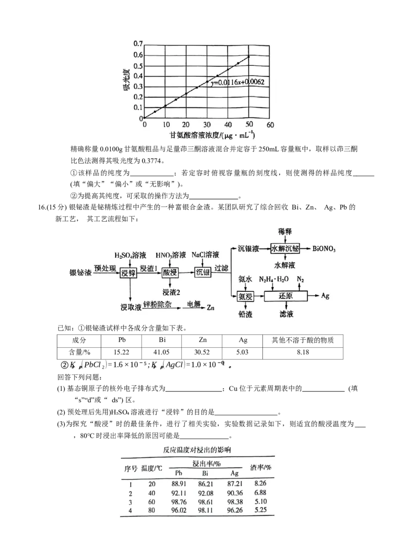 2025陕西省安康市高三上学期开学联考化学试题_2024-2025高三（6-6月题库）_2024年09月试卷_09122025陕西省安康市高三上学期开学联考