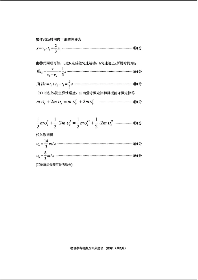 毕节市2024届高三第二次诊断性考试-物理+(1)_2024年3月_013月合集_2024届贵州省毕节市高三下学期第二次诊断性考试（二模）