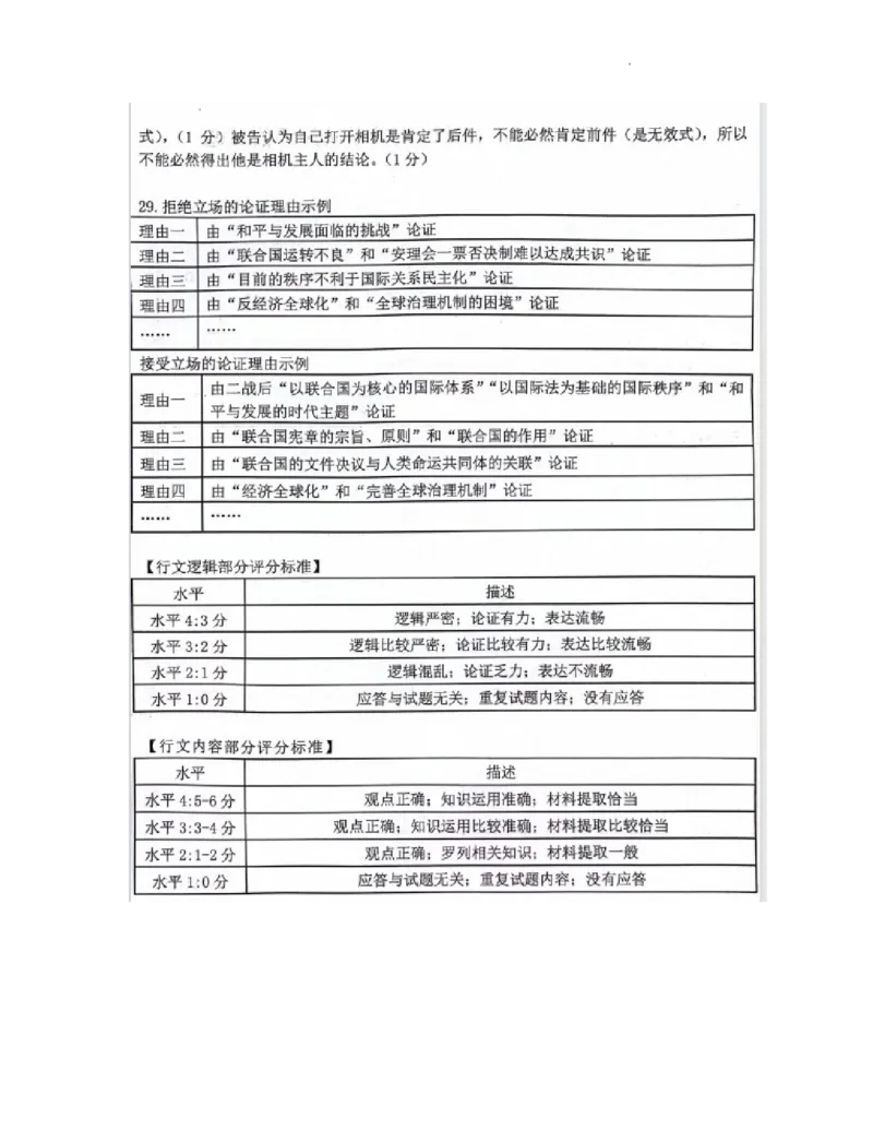 浙江省台州市2024届高三下学期4月二模试题政治Word版含答案(1)_2024年4月_024月合集_2024届浙江省台州市高三下学期4月二模