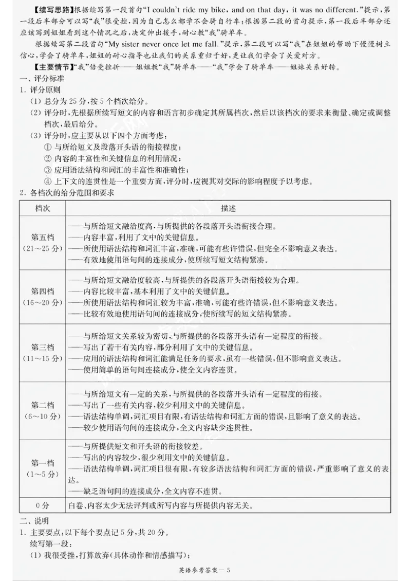 2024届11月高三联考英语答案(1)_2023年11月_0211月合集_2024届湖南省湘东九校高三11月联考_湖南省湘东九校2024届高三11月联考英语