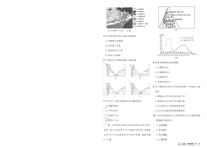 2025《金考卷&middot;特快专递&middot;第4期》地理-A4_2024-2025高三（6-6月题库）_2025年01月试卷_01012025《金考卷&middot;特快专递&middot;第4期》_地理