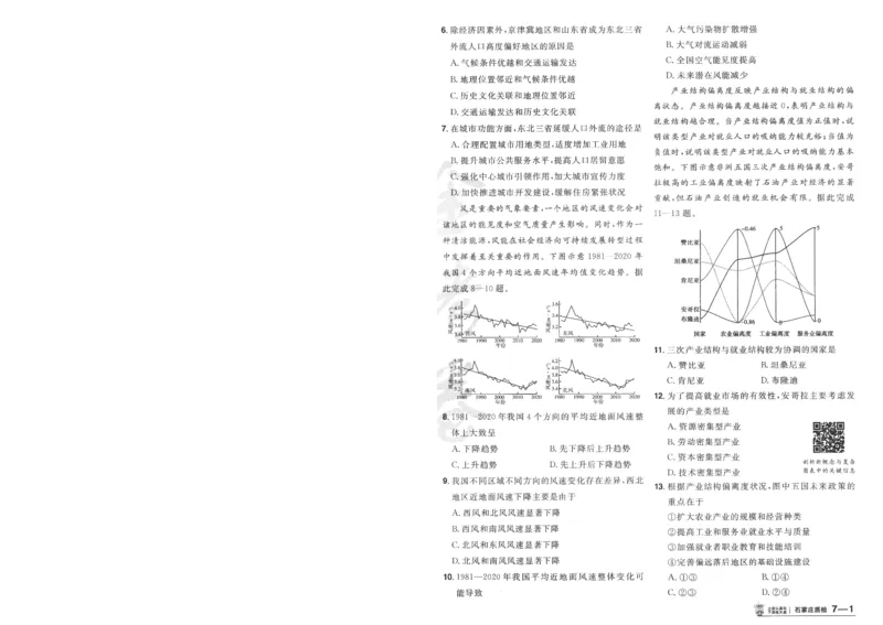 2025《金考卷&middot;特快专递&middot;第4期》地理-A4_2024-2025高三（6-6月题库）_2025年01月试卷_01012025《金考卷&middot;特快专递&middot;第4期》_地理