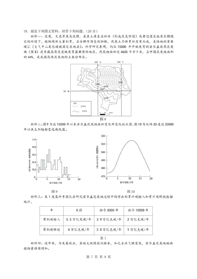 云南省昆明市第十二中学教育集团2024-2025学年高二下学期期中质量检测地理试题（PDF版，含答案）_2024-2025高二（7-7月题库）_2025年05月试卷