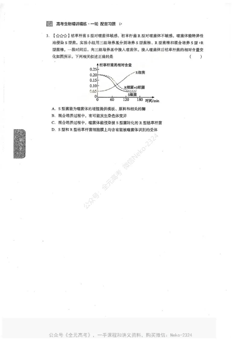 2024万猛生物一轮习题@_2024-2025高三（6-6月题库）_2024年09月试卷_万猛