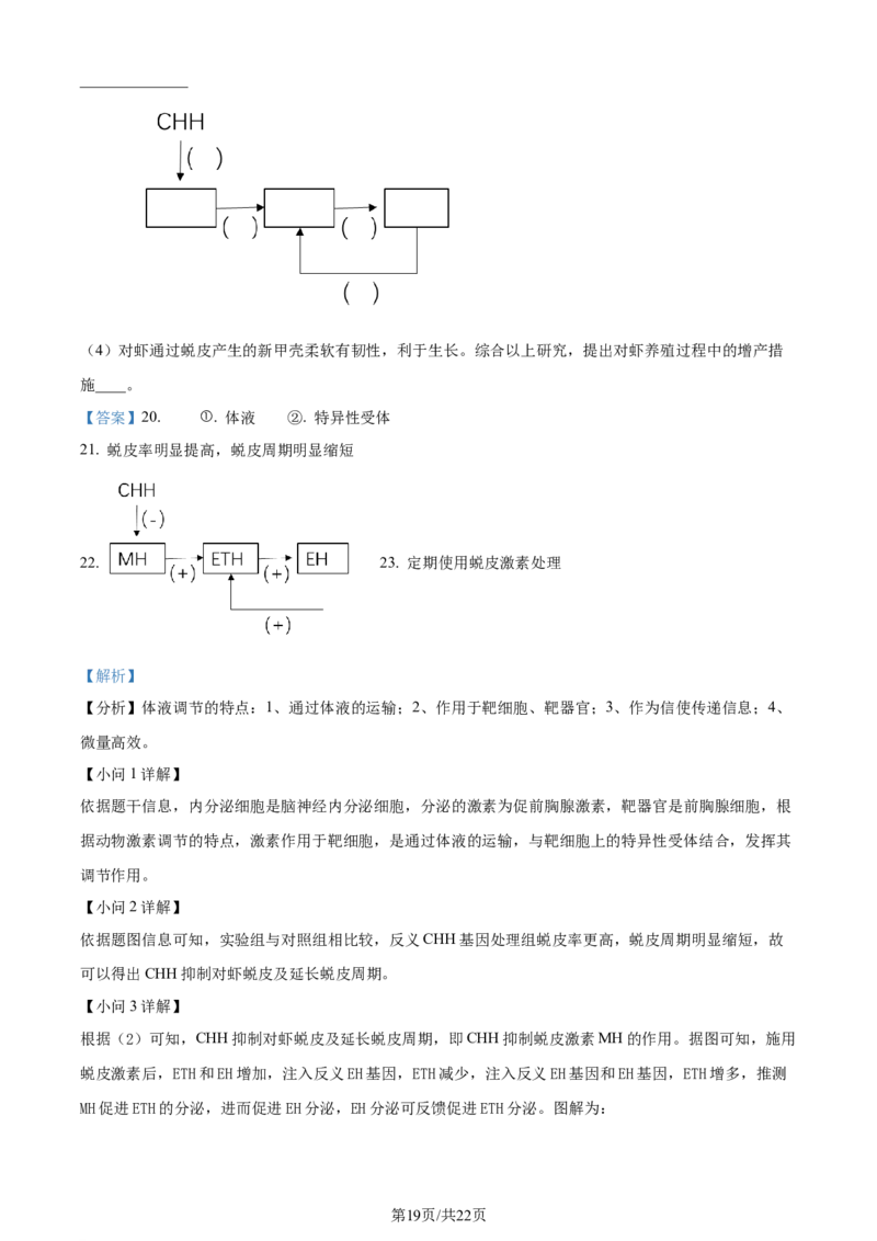 精品解析：北京市房山区2023~2024学年度高三上学期期末检测生物试题（解析版）_2024年2月_01每日更新_01号_2024届北京市房山区高三上学期期末考试