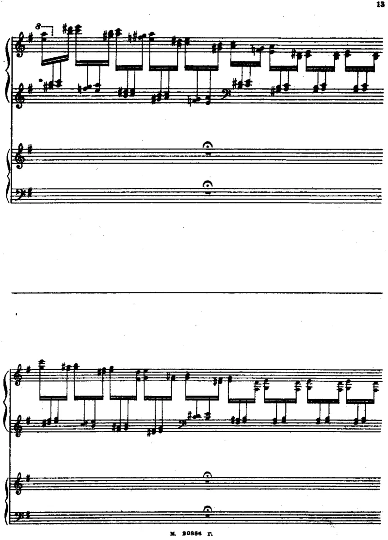 Rachmaninoff-RussianRhapsodyForTwoPianos_一万首著名钢琴曲谱哈农贝多芬合集视频教学电子版高清无水印可打印_1古典钢琴知名音乐家谱_拉赫玛尼诺夫钢琴谱全集