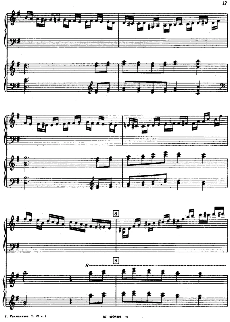 Rachmaninoff-RussianRhapsodyForTwoPianos_一万首著名钢琴曲谱哈农贝多芬合集视频教学电子版高清无水印可打印_1古典钢琴知名音乐家谱_拉赫玛尼诺夫钢琴谱全集