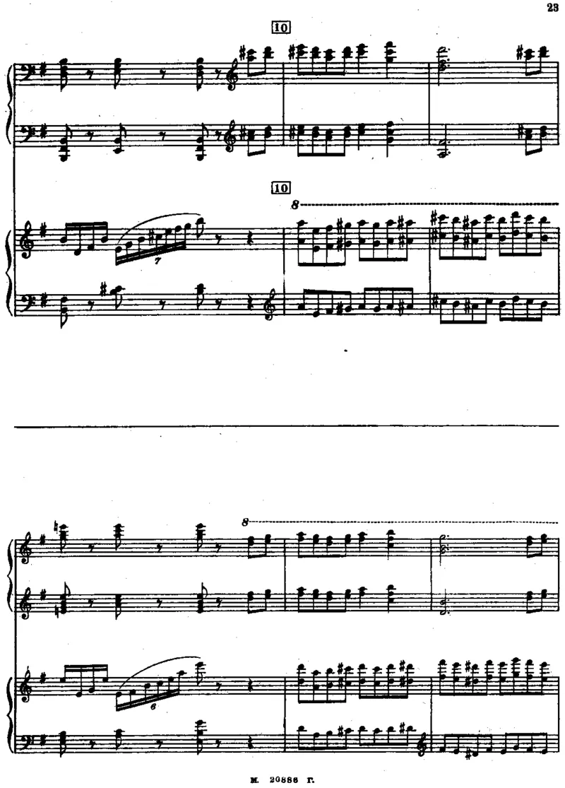 Rachmaninoff-RussianRhapsodyForTwoPianos_一万首著名钢琴曲谱哈农贝多芬合集视频教学电子版高清无水印可打印_1古典钢琴知名音乐家谱_拉赫玛尼诺夫钢琴谱全集