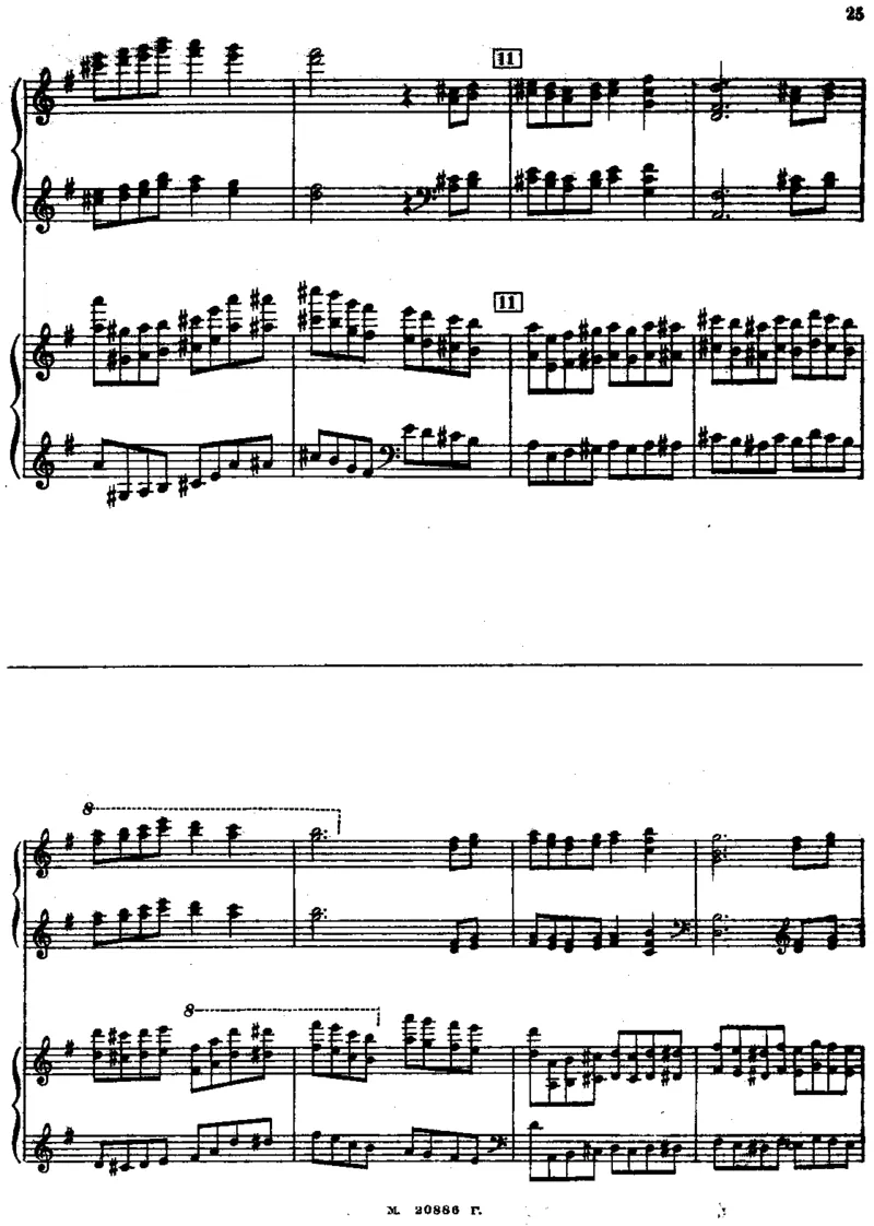 Rachmaninoff-RussianRhapsodyForTwoPianos_一万首著名钢琴曲谱哈农贝多芬合集视频教学电子版高清无水印可打印_1古典钢琴知名音乐家谱_拉赫玛尼诺夫钢琴谱全集