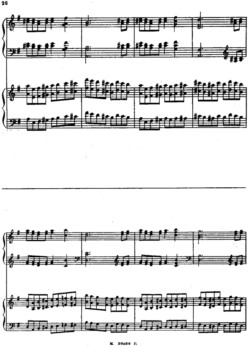 Rachmaninoff-RussianRhapsodyForTwoPianos_一万首著名钢琴曲谱哈农贝多芬合集视频教学电子版高清无水印可打印_1古典钢琴知名音乐家谱_拉赫玛尼诺夫钢琴谱全集