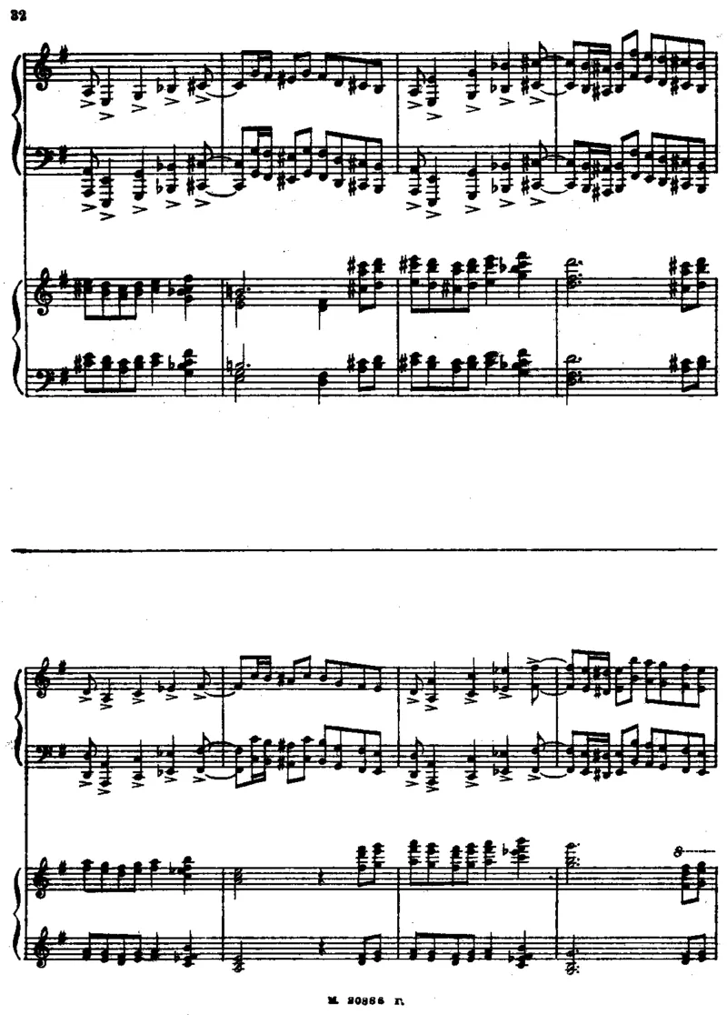 Rachmaninoff-RussianRhapsodyForTwoPianos_一万首著名钢琴曲谱哈农贝多芬合集视频教学电子版高清无水印可打印_1古典钢琴知名音乐家谱_拉赫玛尼诺夫钢琴谱全集