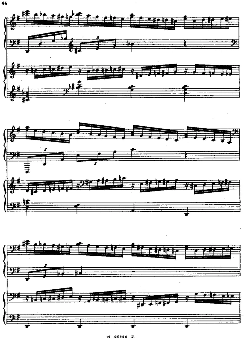 Rachmaninoff-RussianRhapsodyForTwoPianos_一万首著名钢琴曲谱哈农贝多芬合集视频教学电子版高清无水印可打印_1古典钢琴知名音乐家谱_拉赫玛尼诺夫钢琴谱全集