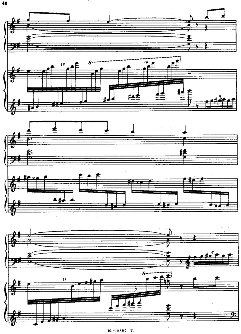 Rachmaninoff-RussianRhapsodyForTwoPianos_一万首著名钢琴曲谱哈农贝多芬合集视频教学电子版高清无水印可打印_1古典钢琴知名音乐家谱_拉赫玛尼诺夫钢琴谱全集