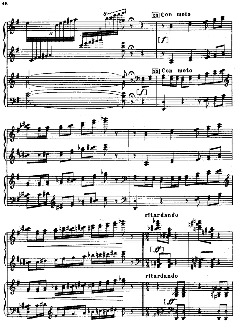 Rachmaninoff-RussianRhapsodyForTwoPianos_一万首著名钢琴曲谱哈农贝多芬合集视频教学电子版高清无水印可打印_1古典钢琴知名音乐家谱_拉赫玛尼诺夫钢琴谱全集