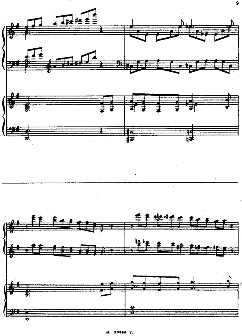 Rachmaninoff-RussianRhapsodyForTwoPianos_一万首著名钢琴曲谱哈农贝多芬合集视频教学电子版高清无水印可打印_1古典钢琴知名音乐家谱_拉赫玛尼诺夫钢琴谱全集