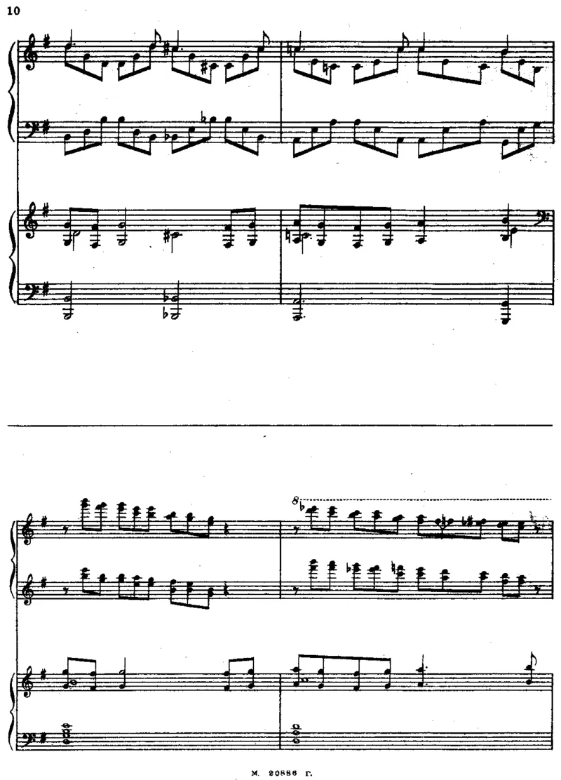 Rachmaninoff-RussianRhapsodyForTwoPianos_一万首著名钢琴曲谱哈农贝多芬合集视频教学电子版高清无水印可打印_1古典钢琴知名音乐家谱_拉赫玛尼诺夫钢琴谱全集