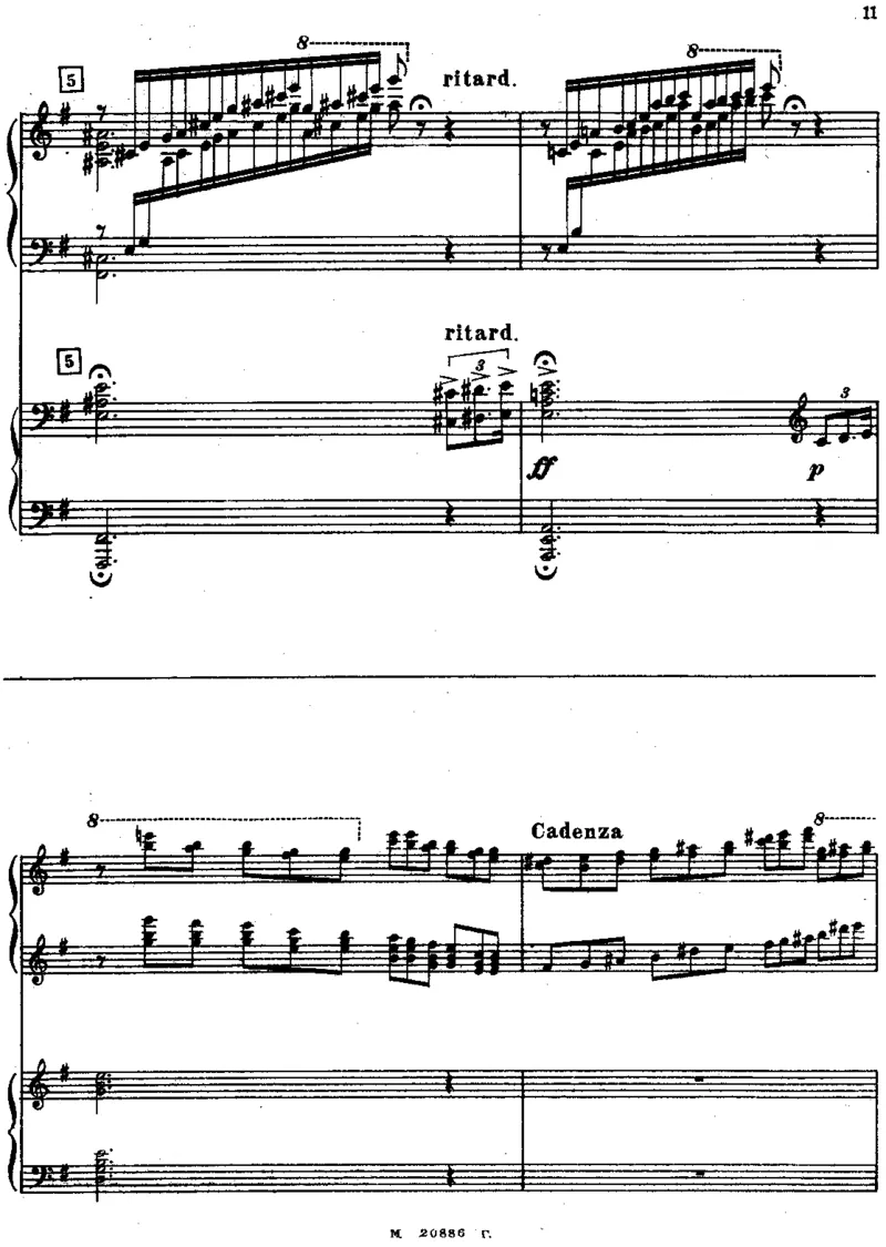 Rachmaninoff-RussianRhapsodyForTwoPianos_一万首著名钢琴曲谱哈农贝多芬合集视频教学电子版高清无水印可打印_1古典钢琴知名音乐家谱_拉赫玛尼诺夫钢琴谱全集