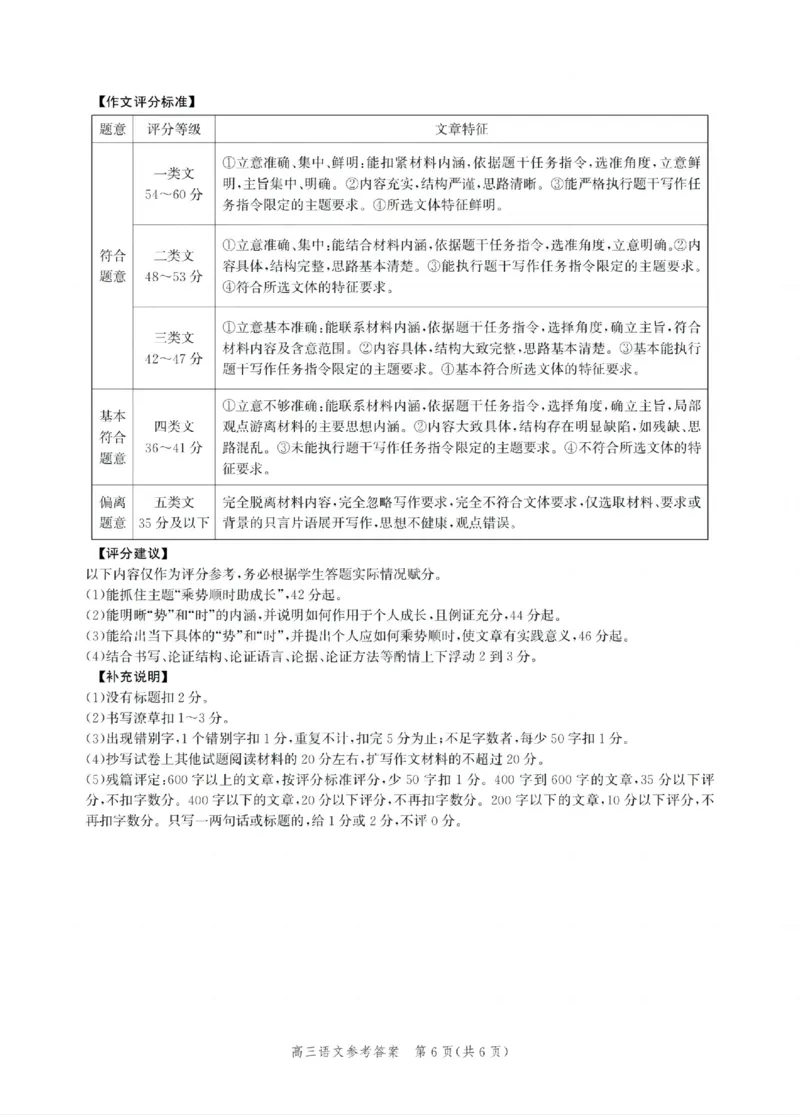 河北省邯郸市2025届高三年级第四次调研监测语文+答案_2024-2026高三（6-6月题库）_2025年04月试卷_0429河北省邯郸市2025届高三年级第四次调研监测（全科）