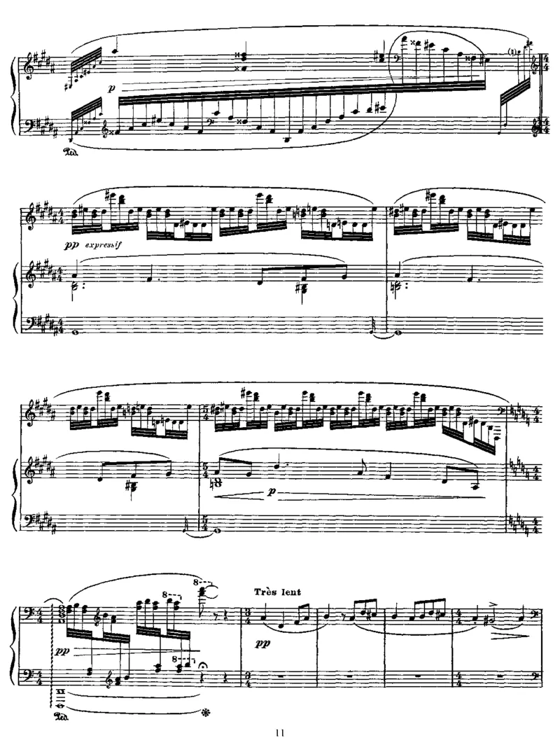 GaspardDeLaNuit_一万首著名钢琴曲谱哈农贝多芬合集视频教学电子版高清无水印可打印_1古典钢琴知名音乐家谱_拉威尔钢琴谱全集