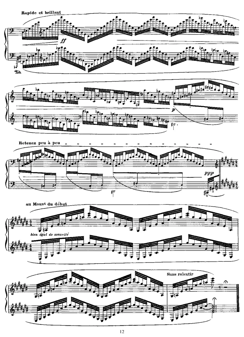 GaspardDeLaNuit_一万首著名钢琴曲谱哈农贝多芬合集视频教学电子版高清无水印可打印_1古典钢琴知名音乐家谱_拉威尔钢琴谱全集