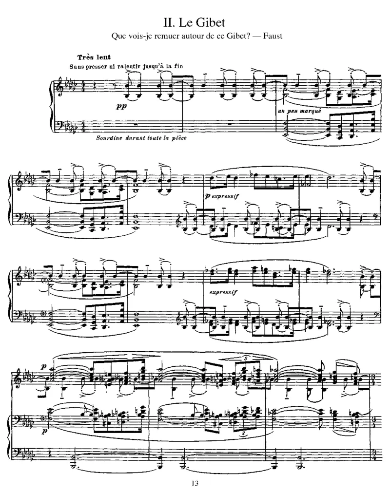 GaspardDeLaNuit_一万首著名钢琴曲谱哈农贝多芬合集视频教学电子版高清无水印可打印_1古典钢琴知名音乐家谱_拉威尔钢琴谱全集