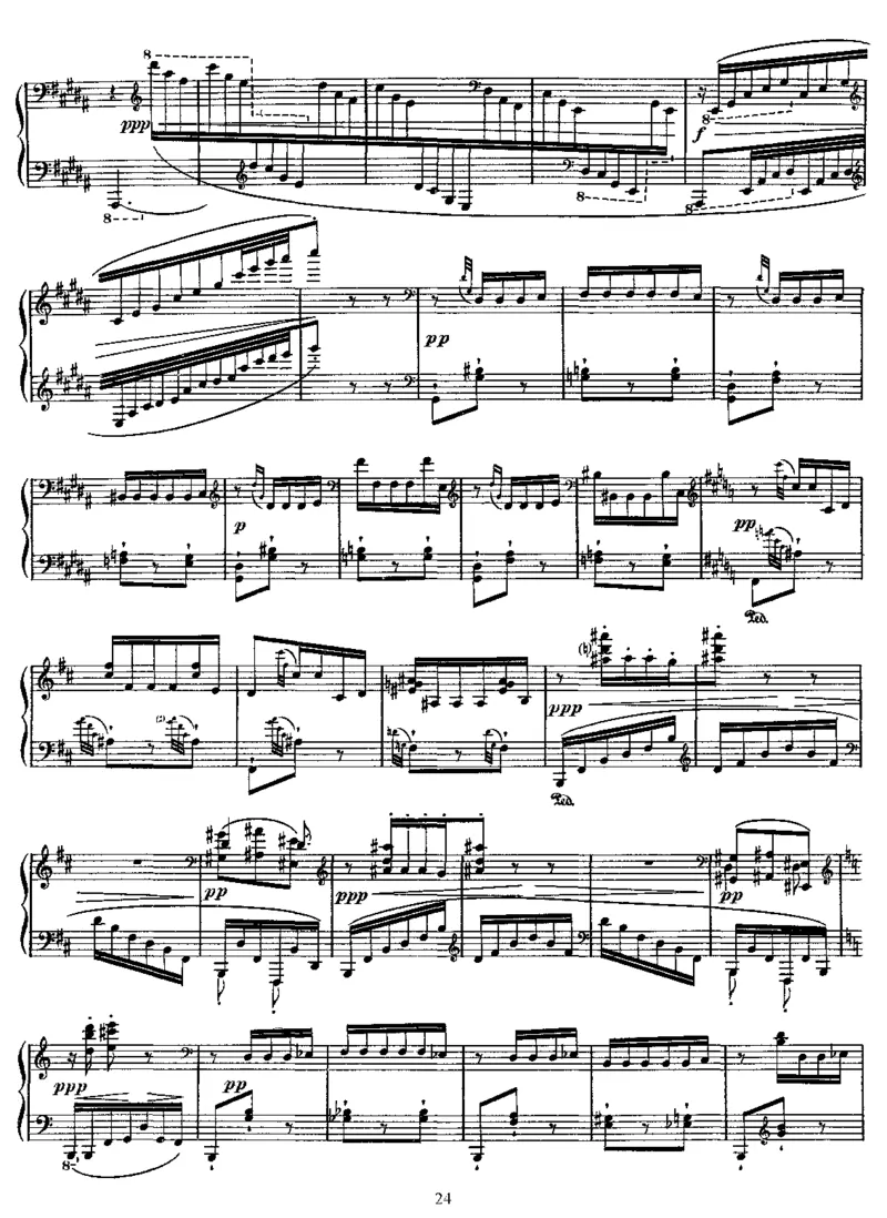 GaspardDeLaNuit_一万首著名钢琴曲谱哈农贝多芬合集视频教学电子版高清无水印可打印_1古典钢琴知名音乐家谱_拉威尔钢琴谱全集