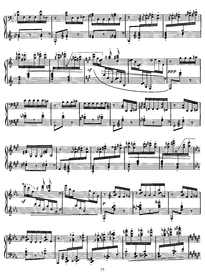 GaspardDeLaNuit_一万首著名钢琴曲谱哈农贝多芬合集视频教学电子版高清无水印可打印_1古典钢琴知名音乐家谱_拉威尔钢琴谱全集