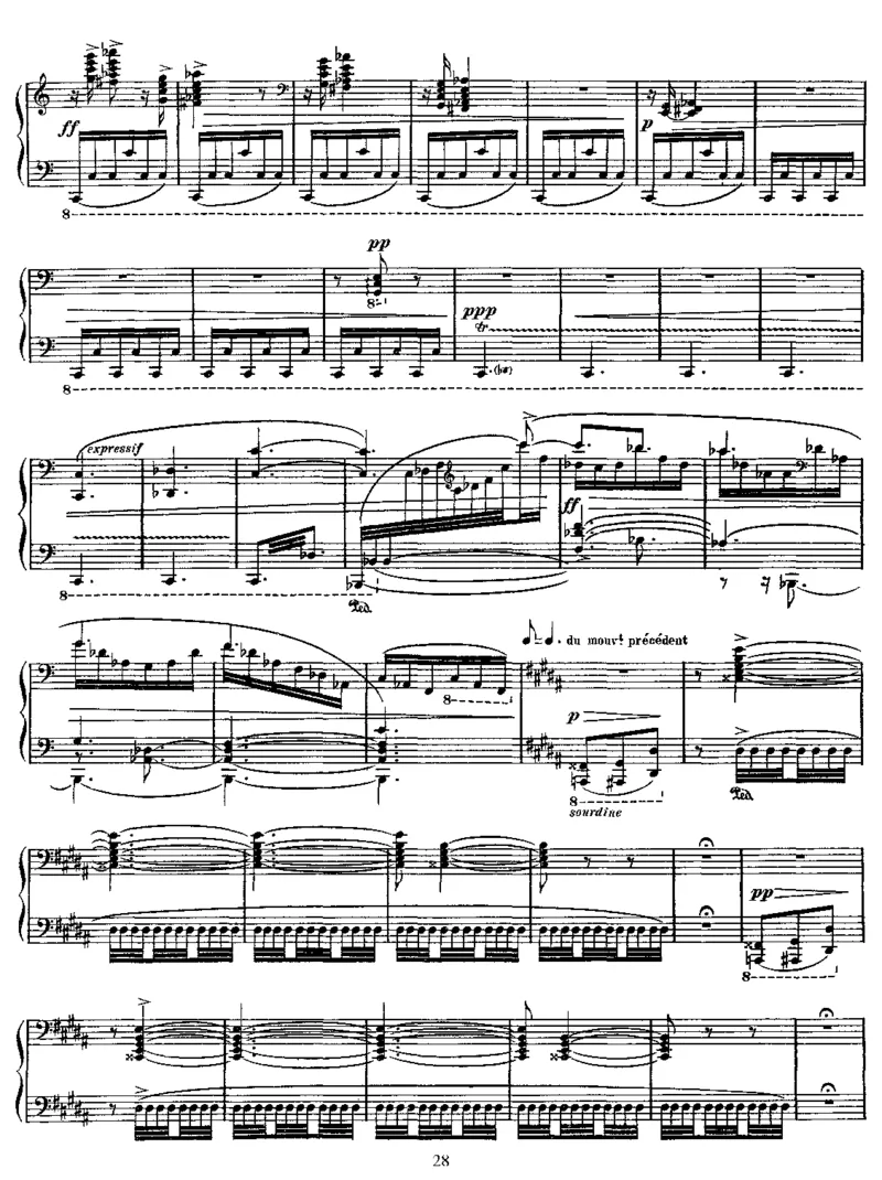 GaspardDeLaNuit_一万首著名钢琴曲谱哈农贝多芬合集视频教学电子版高清无水印可打印_1古典钢琴知名音乐家谱_拉威尔钢琴谱全集