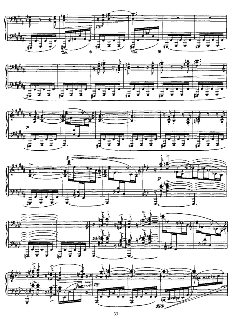 GaspardDeLaNuit_一万首著名钢琴曲谱哈农贝多芬合集视频教学电子版高清无水印可打印_1古典钢琴知名音乐家谱_拉威尔钢琴谱全集