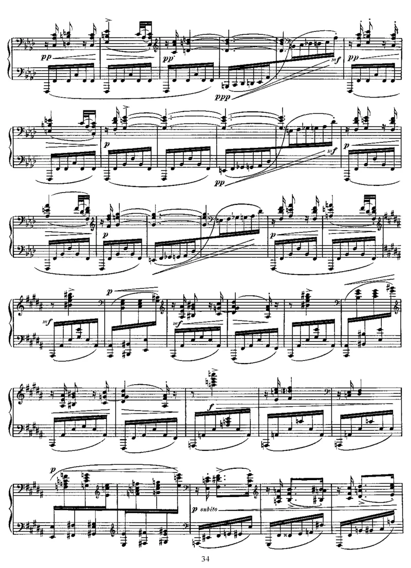 GaspardDeLaNuit_一万首著名钢琴曲谱哈农贝多芬合集视频教学电子版高清无水印可打印_1古典钢琴知名音乐家谱_拉威尔钢琴谱全集