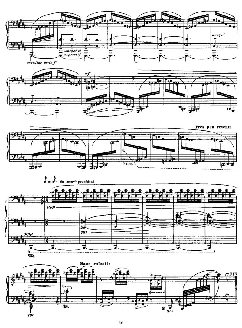 GaspardDeLaNuit_一万首著名钢琴曲谱哈农贝多芬合集视频教学电子版高清无水印可打印_1古典钢琴知名音乐家谱_拉威尔钢琴谱全集