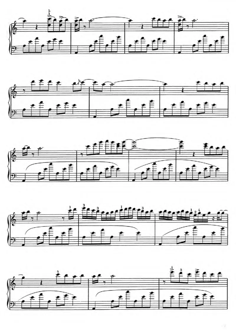 GeorgeWinston.Autumn_一万首著名钢琴曲谱哈农贝多芬合集视频教学电子版高清无水印可打印_06影视钢琴谱合集_影视主题曲钢琴谱