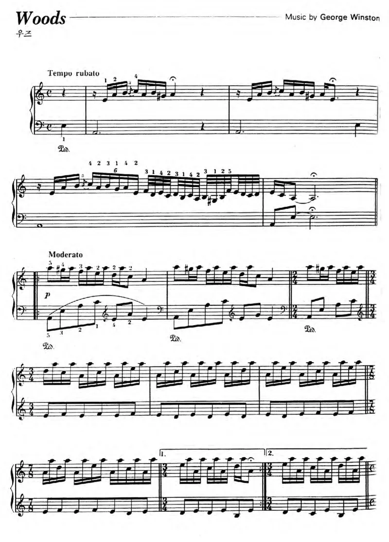 GeorgeWinston.Autumn_一万首著名钢琴曲谱哈农贝多芬合集视频教学电子版高清无水印可打印_06影视钢琴谱合集_影视主题曲钢琴谱