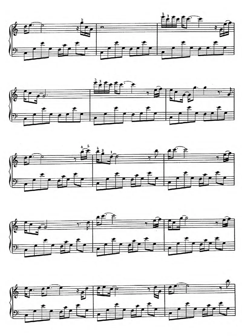 GeorgeWinston.Autumn_一万首著名钢琴曲谱哈农贝多芬合集视频教学电子版高清无水印可打印_06影视钢琴谱合集_影视主题曲钢琴谱