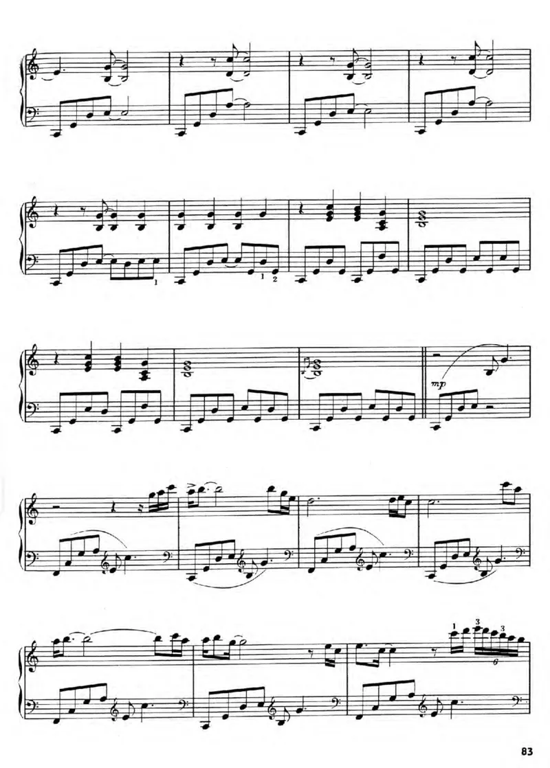 GeorgeWinston.Autumn_一万首著名钢琴曲谱哈农贝多芬合集视频教学电子版高清无水印可打印_06影视钢琴谱合集_影视主题曲钢琴谱