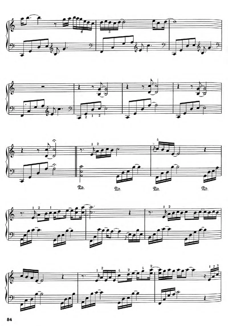 GeorgeWinston.Autumn_一万首著名钢琴曲谱哈农贝多芬合集视频教学电子版高清无水印可打印_06影视钢琴谱合集_影视主题曲钢琴谱