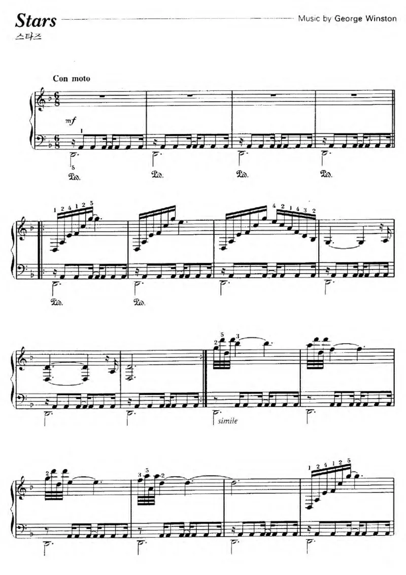 GeorgeWinston.Autumn_一万首著名钢琴曲谱哈农贝多芬合集视频教学电子版高清无水印可打印_06影视钢琴谱合集_影视主题曲钢琴谱