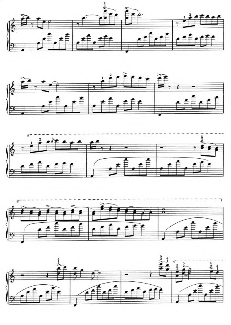 GeorgeWinston.Autumn_一万首著名钢琴曲谱哈农贝多芬合集视频教学电子版高清无水印可打印_06影视钢琴谱合集_影视主题曲钢琴谱