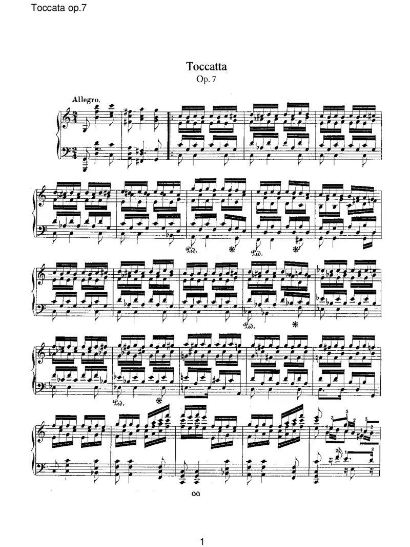 Toccataop.7_一万首著名钢琴曲谱哈农贝多芬合集视频教学电子版高清无水印可打印_1古典钢琴知名音乐家谱_舒曼钢琴谱全集_RobertSchumann罗伯特&middot;舒曼(1810-1856)