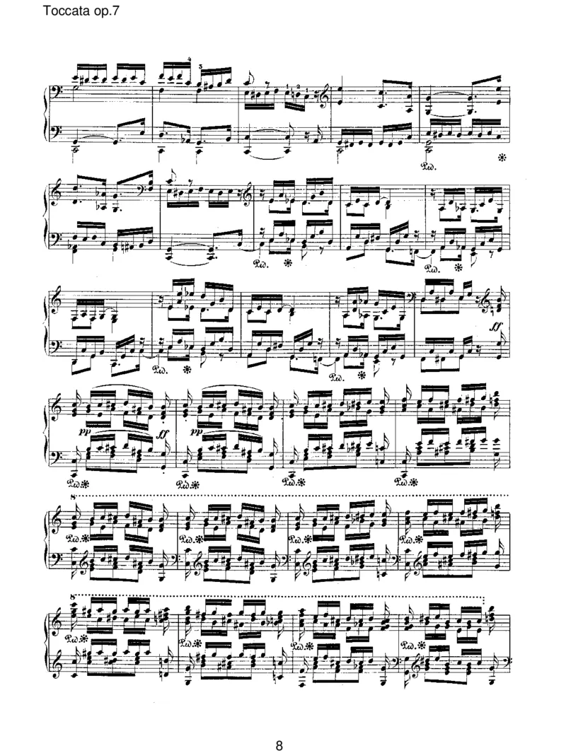 Toccataop.7_一万首著名钢琴曲谱哈农贝多芬合集视频教学电子版高清无水印可打印_1古典钢琴知名音乐家谱_舒曼钢琴谱全集_RobertSchumann罗伯特&middot;舒曼(1810-1856)