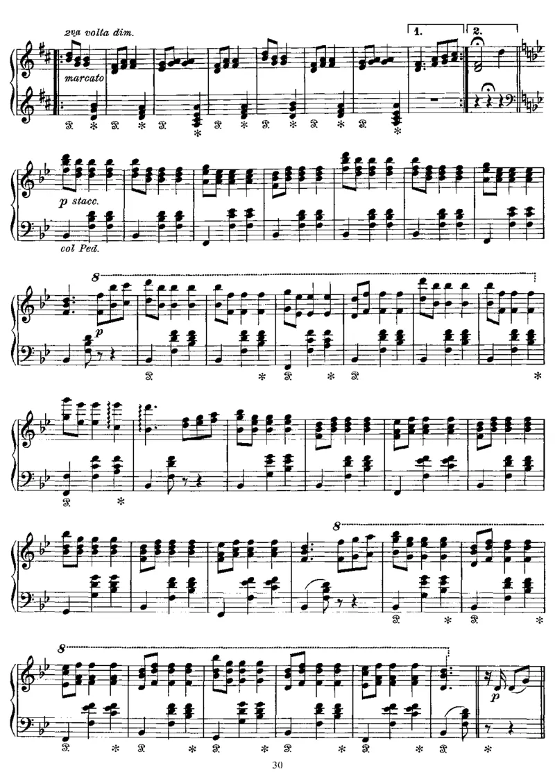 SoireesdeVienne(Schubert)(part2)_一万首著名钢琴曲谱哈农贝多芬合集视频教学电子版高清无水印可打印_1古典钢琴知名音乐家谱_李斯特钢琴谱全集_改编舒伯特