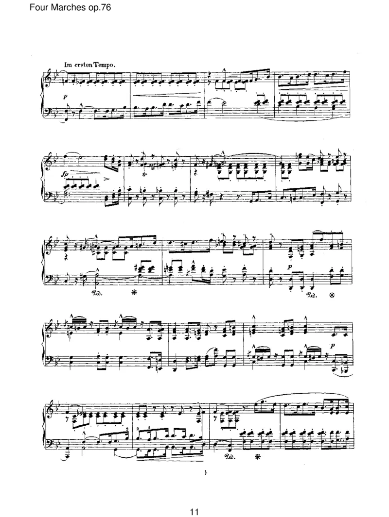 FourMarchesop.76_一万首著名钢琴曲谱哈农贝多芬合集视频教学电子版高清无水印可打印_1古典钢琴知名音乐家谱_舒曼钢琴谱全集_RobertSchumann罗伯特&middot;舒曼(1810-1856)