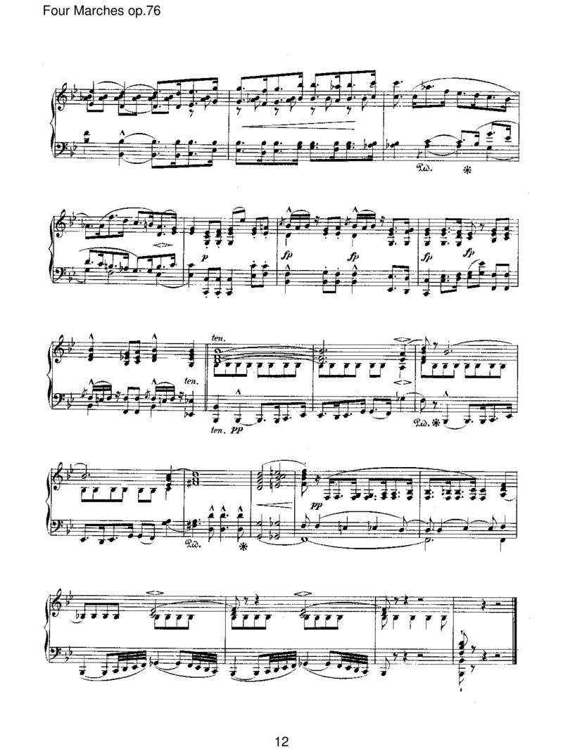 FourMarchesop.76_一万首著名钢琴曲谱哈农贝多芬合集视频教学电子版高清无水印可打印_1古典钢琴知名音乐家谱_舒曼钢琴谱全集_RobertSchumann罗伯特&middot;舒曼(1810-1856)